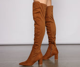 So Haute Overknee-Schnürstiefel